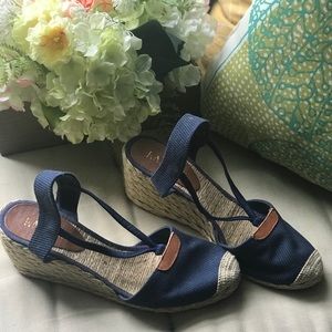 Ralph Lauren Wedge Espadrilles , slightly used